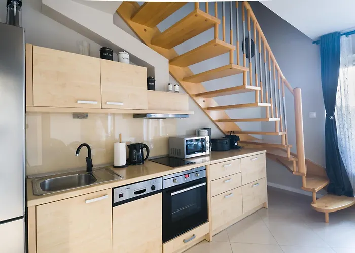 Апартаменты Dwupoziomowy 56m2 Z 2 Balkonami