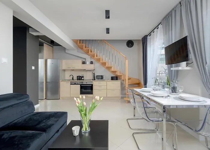 Апартаменты Dwupoziomowy 56m2 Z 2 Balkonami *